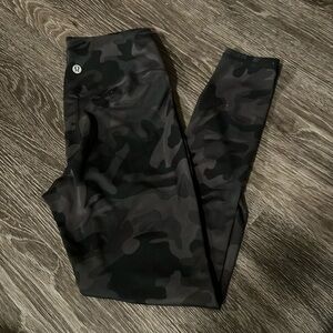 Camo Lululemon align leggings